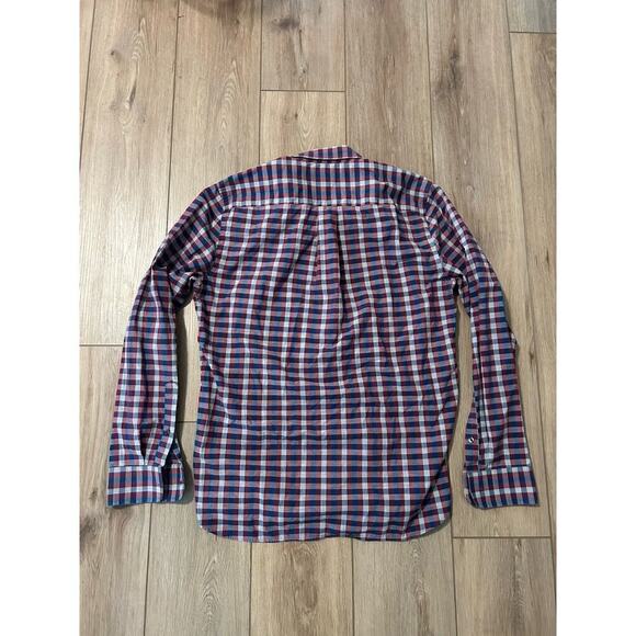 Hickey Freeman Men’s Plaid casual long sleeve button down shirt - Picture 2 of 8